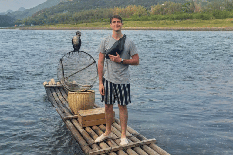 Yangshuo: Iconic Photo Route with Cormorant Raft & Transfers