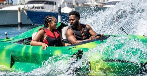 San Juan: Water Jet Car Green Infinity Experience