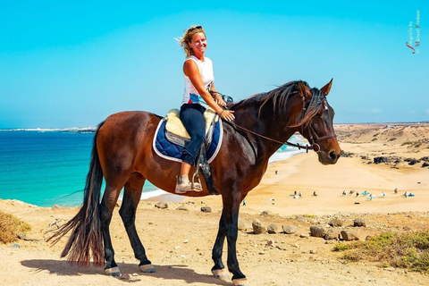 Fuerteventura: Horseback Riding to the Cliffs of El Cotillo Fuerteventura: Horseback Ride to the Cliffs of El Cotillo