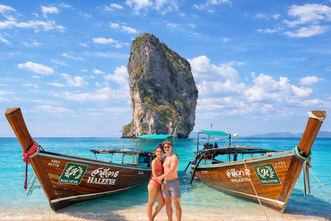Krabi: Iconic 4 Islands Day Tour by Longtail Boat with Lunch