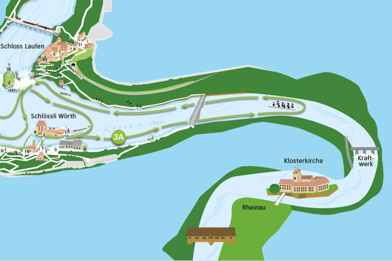 Neuhausen am Rheinfall: Rejs wycieczkowy po wodospadach RenuNeuhausen am Rheinfall: Rejs statkiem po Renie