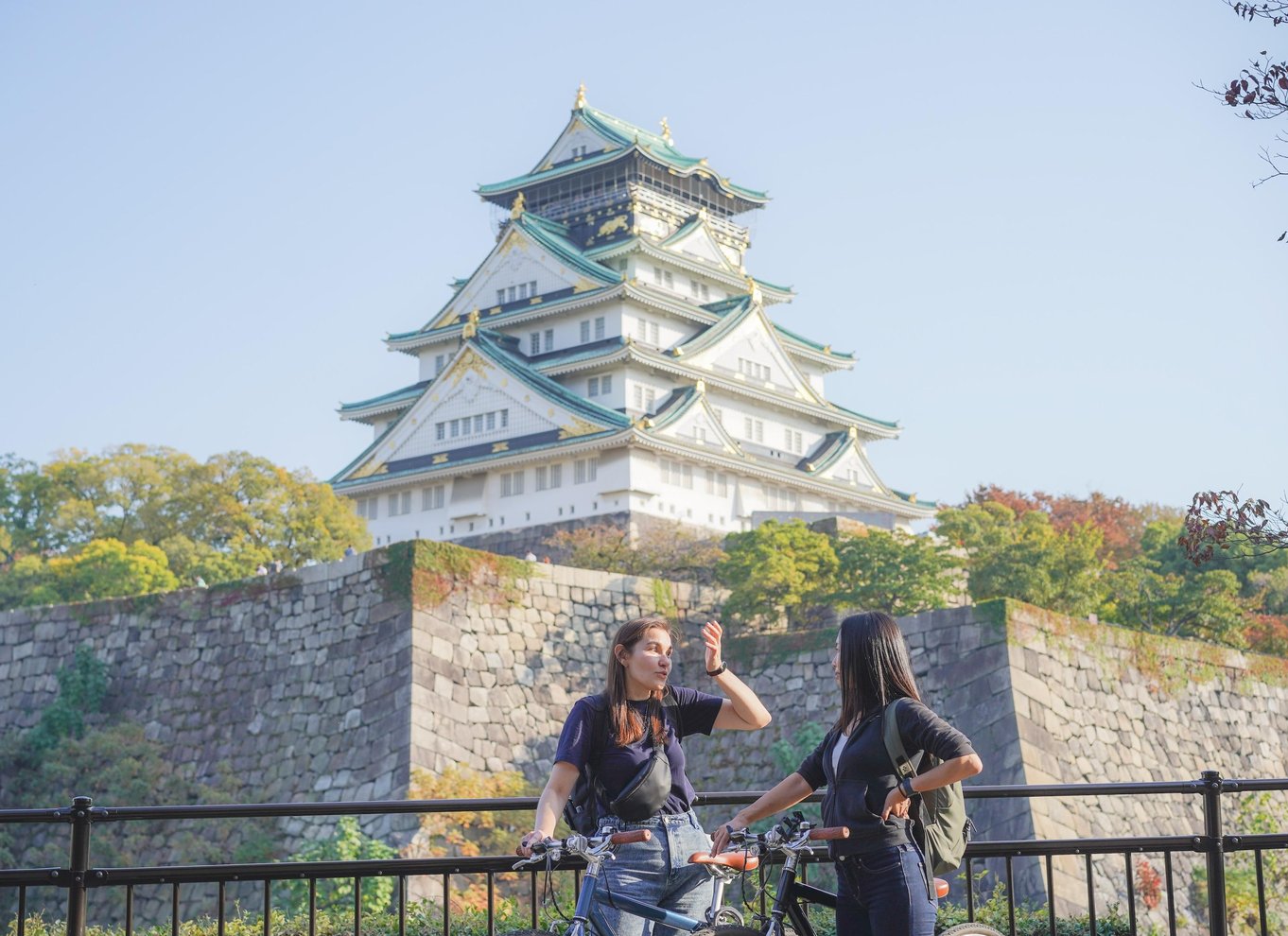 Osaka Slot og lokale nabolag: 5-timers cykeltur med frokost
