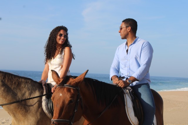 Visit Costa alentejana passeio a cavalo na praia com guia in Vila Nova de Milfontes