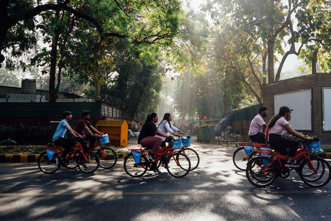 New Delhi Fietstour Ochtend 4 Uur: Delhi op de fietsNew Delhi fietstour: Delhi op de fiets