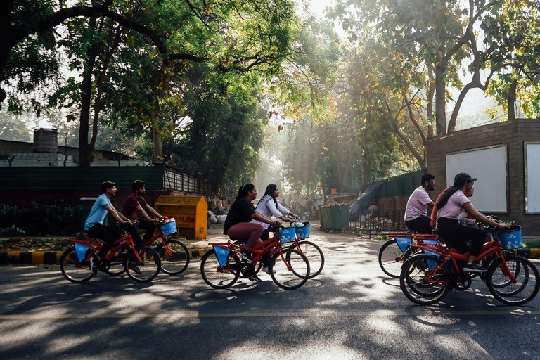 New Delhi Fietstour Ochtend 4 Uur: Delhi op de fietsNew Delhi fietstour: Delhi op de fiets