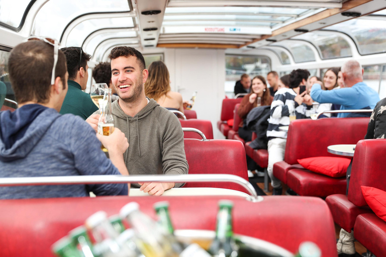 Amsterdam: Sunset on Classic Canal Cruise /w Drinks & Bites Meeting Point: Central Station