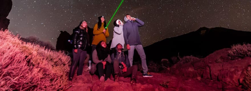 Tenerife : Marche d'observation des étoiles dans le parc national du Teide