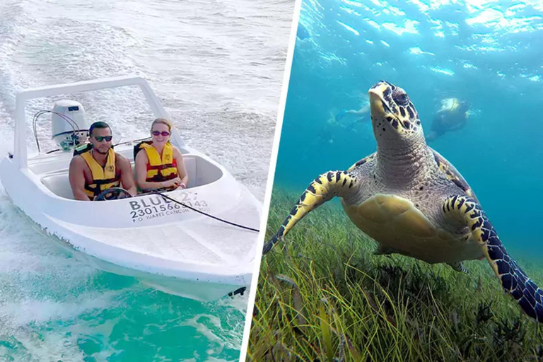 Cancun: Djungel Speedboat &amp; Snorkling Äventyr