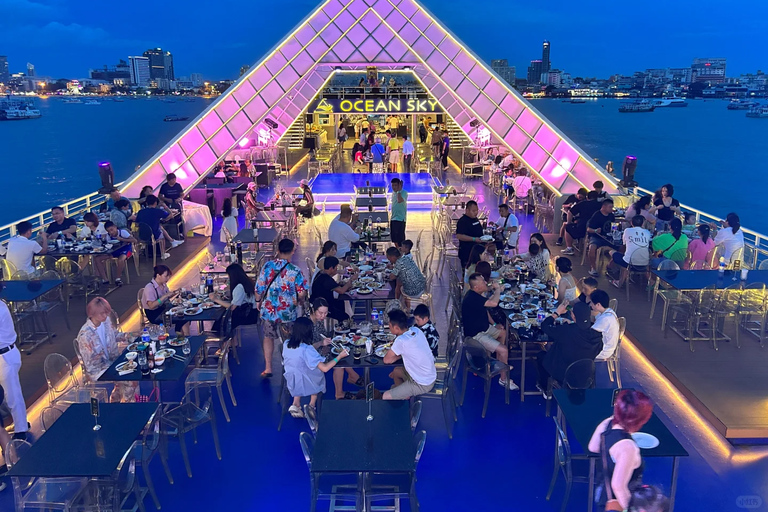 Pattaya Ocean Sky i Oriental Princess｜Kolacja w formie bufetu + odbiórStandard Ocean Sky Cruise Seat｜Free Hotel Pickup &amp; Drop-off