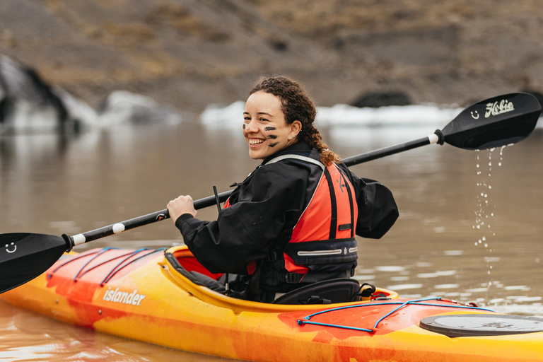 Sólheimajökull: Guided Kayaking Tour on the Glacier Lagoon