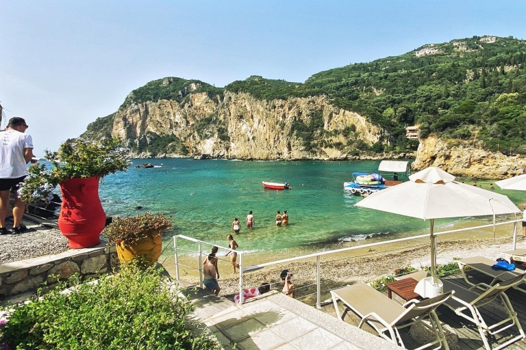 Corfu: Bus trip & Swim to Paleokastritsa & Olive Oil Museum Full-Day Bus Trip of Corfu's West Coast