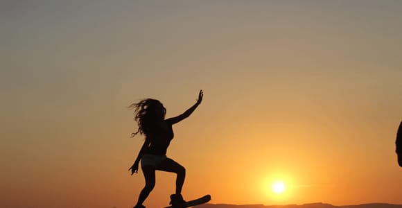 From Agadir/Taghazout: Half Day Sandboarding & Canyon Visit