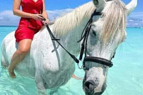 Experience Ocean & Village Horse Riding on Zanzibar Beach FOR GUESTS STAYING IN NORTH & EAST COAST AREAS. 30 MINUTES