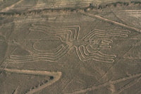 Von Nazca, Flug in einem leichten Flugzeug über die Nazca-Linien - Hizvo