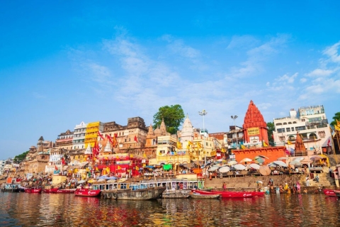 Varanasi : Visita de un día a Varanasi con guía y paseo en barco
