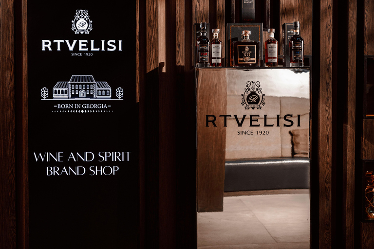 Tbilisi: Wine Tasting with Sommelier at Rtvelisi Brand Shop