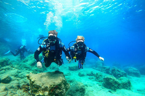 Zakynthos: Scuba Diving Experience with Underwater Photos Double dive discover scuba diving course