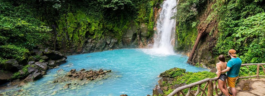 Chute d'eau du Rio Celeste et randonnée pour les paresseux avec déjeuner