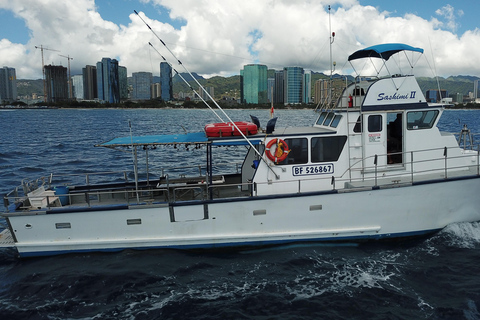 Aventura de pesca de fondo de 3 horas en Honolulu