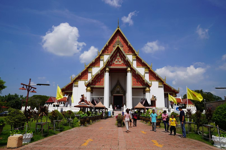From Bangkok: Ayutthaya Day Trip with Cruise & Buffet Lunch