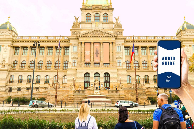 Praga: Biglietto per il Museo Nazionale e tour della città con audioguida online