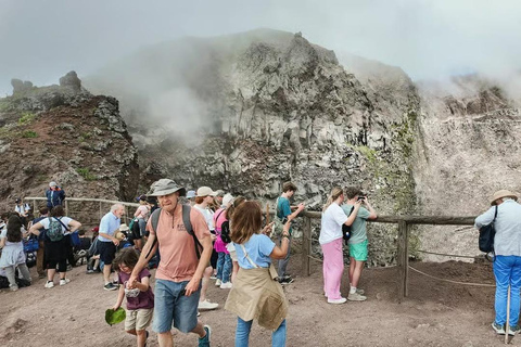 Rome: Vesuvius, Pompeii or Herculaneum by High-speed Train Pompeii Spanish Guided Tour & Vesuvio Entry ticket