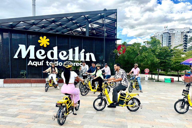 City Tour Express eineinhalb Stunden Medellín Elektrofahrrad