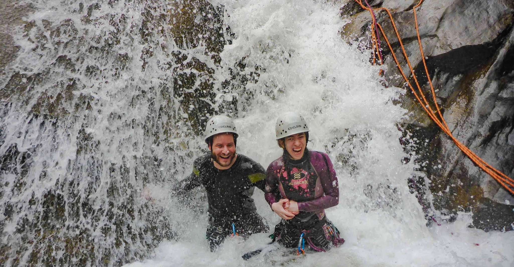 Baños de Agua Santa, Canyoning dans les cascades de Chamana - Hizvo