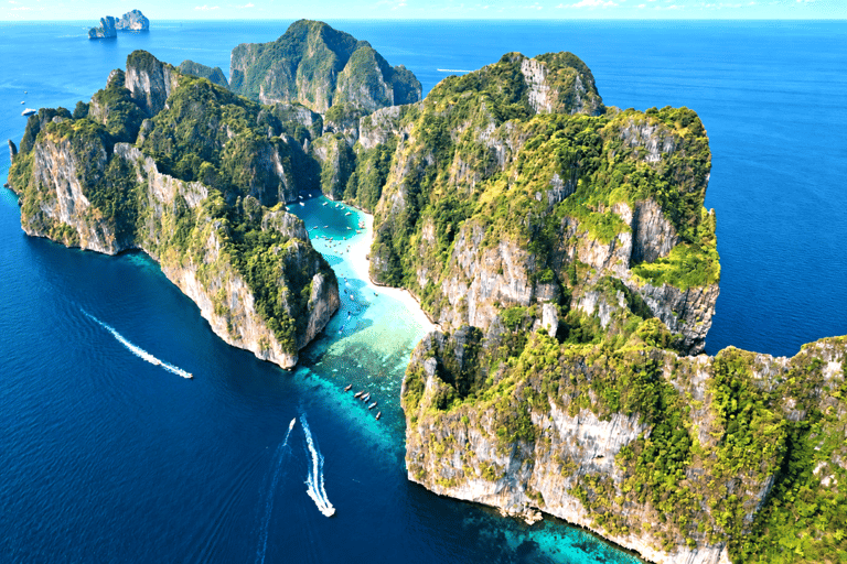 Phuket: Phi Phi, Maya Bay & Khai Island Speedboat Day Tour Speedboat Tour Including National Park Fee