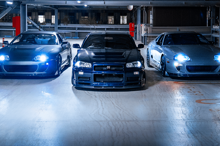 Tokyo: Night JDM Daikoku Experience in Supra/R34/Evo/R35/S15 Tokyo: Night JDM Daikoku Experience English Guide Gurantee