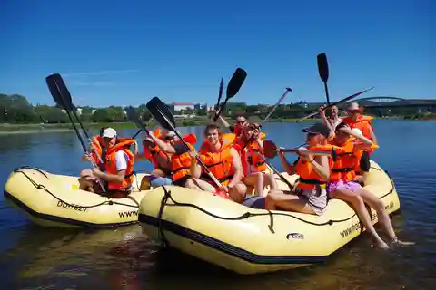 Dresden: I Schlauchboot från Loschwitz till Altstadt-Dresden