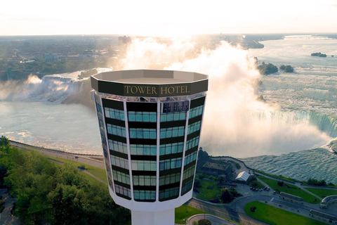 Niagara Falls: Biljett till Tower Hotel Observation DeckKombibiljett med två inträden och fyrverkerier