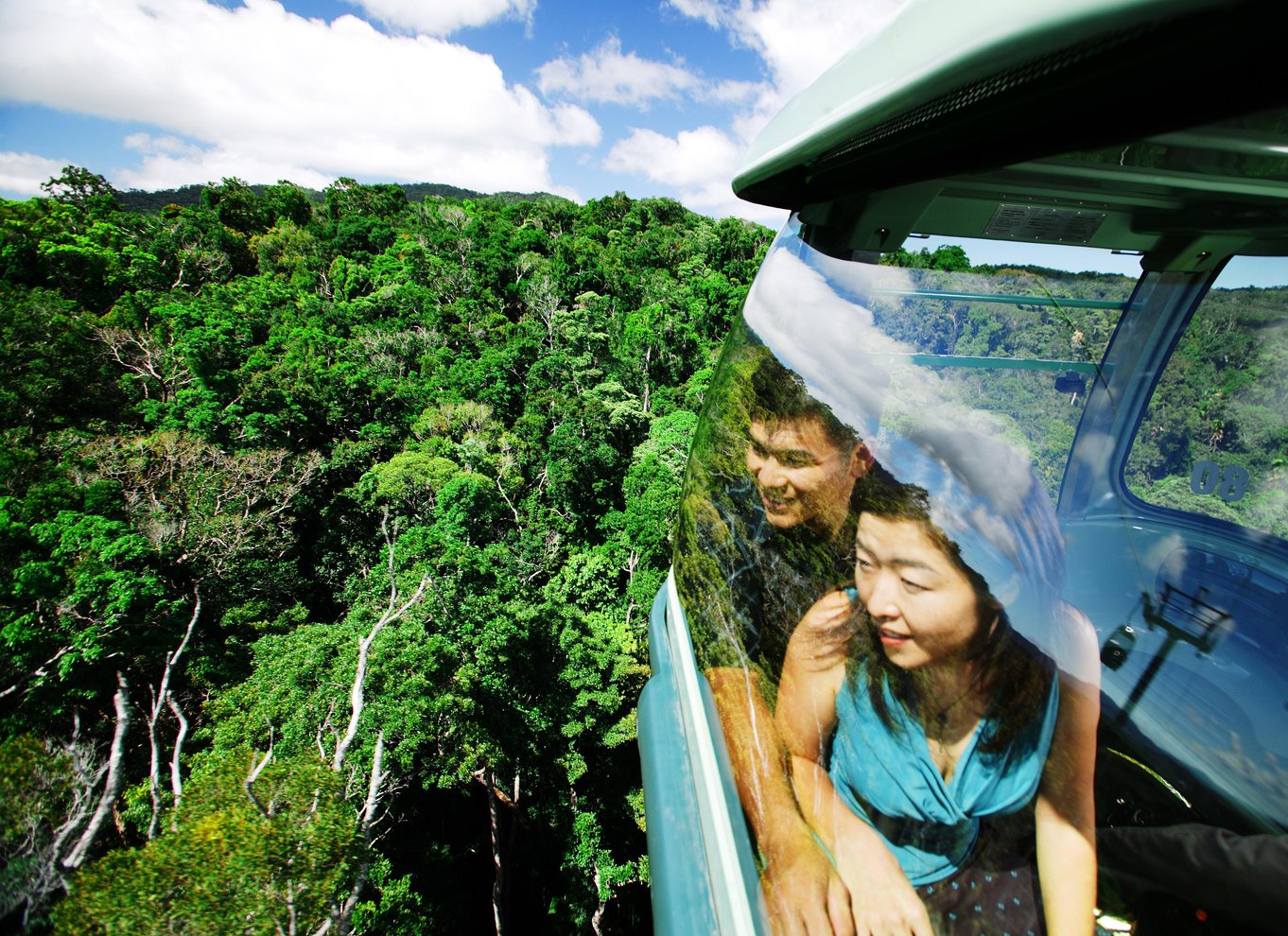 Fra Cairns: Selvguidet Kuranda-tur med tog og Skyrail