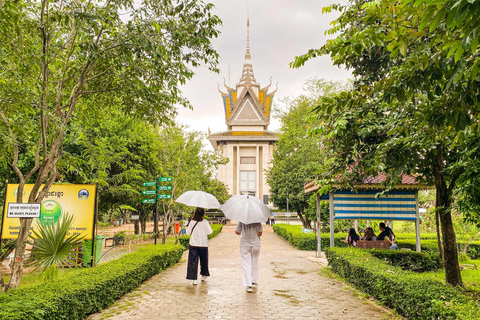 Transfer aeroportuale con i campi di sterminio e il museo di Toul Sleng