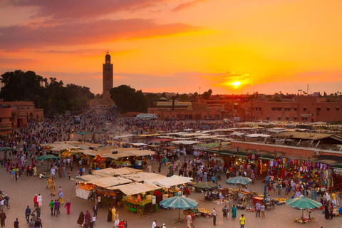 Da Agadir: viaggio guidato a Marrakech con guida turistica autorizzata