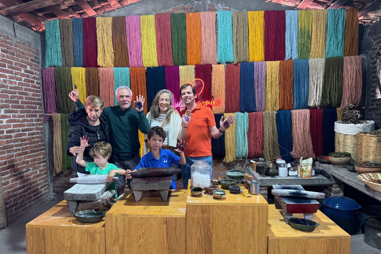 Cocina Ancestral, Arte Textil en Teotitlán y Árbol del TuleSólo Clase de Cocina en Español Directamente en Teotitlán (Sin coche)