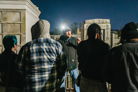 Nowy Orlean: 2-godzinny nawiedzony cmentarz i zwiedzanie miasta nocą