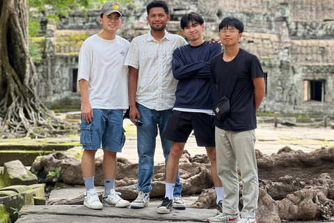 Passeio de E-Bike ao nascer do sol em Angkor Wat com almoço incluído