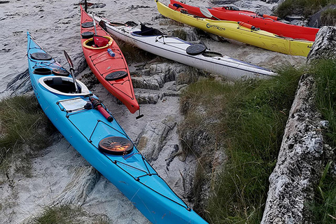 Desde Tromsø: Excursión en kayak de mar en Sommarøy con traslado