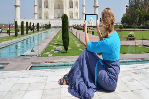 Private Taj Mahal en Agra City Tour van een hele dag met gids