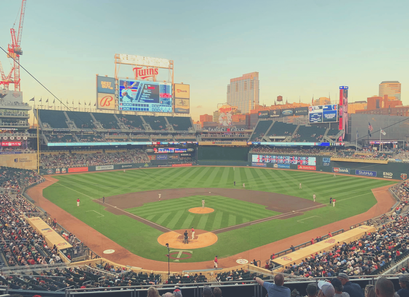 Minnesota Twins baseballkamp på Target Field