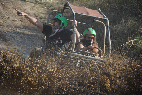 Sida: Privat rafting, zipline, fyrhjuling eller buggy med lunchPrivat forsränning, ziplining, fyrhjuling/ buggy med gemensam upphämtning