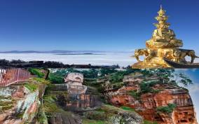 Leshan Buddha, Tea House&Mt. Emei 2 Days Private tour