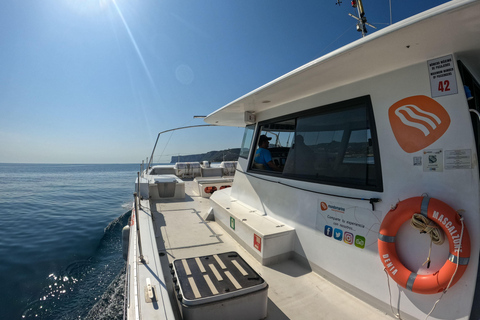 Calpe: Motor catamaran with optional lunch and swimming stop Motor Catamaran excursion with swimming stop