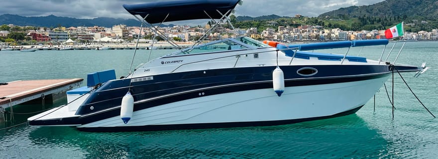 Taormine et Giardini Naxos 3/5/7 heures en BATEAU PRIVÉ