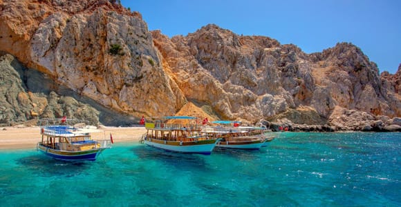 Von Antalya oder Side: Suluada Insel Bootsfahrt mit Mittagessen