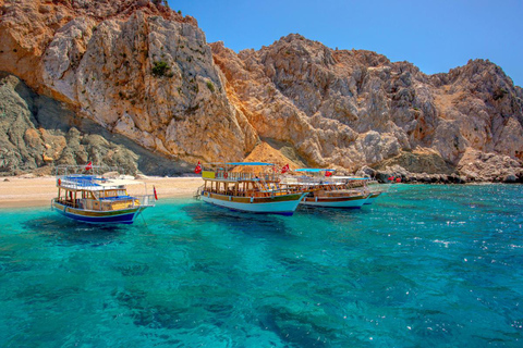 Depuis Antalya ou Side : Excursion en bateau sur l&#039;île de Suluada avec déjeunerVoyage de côté