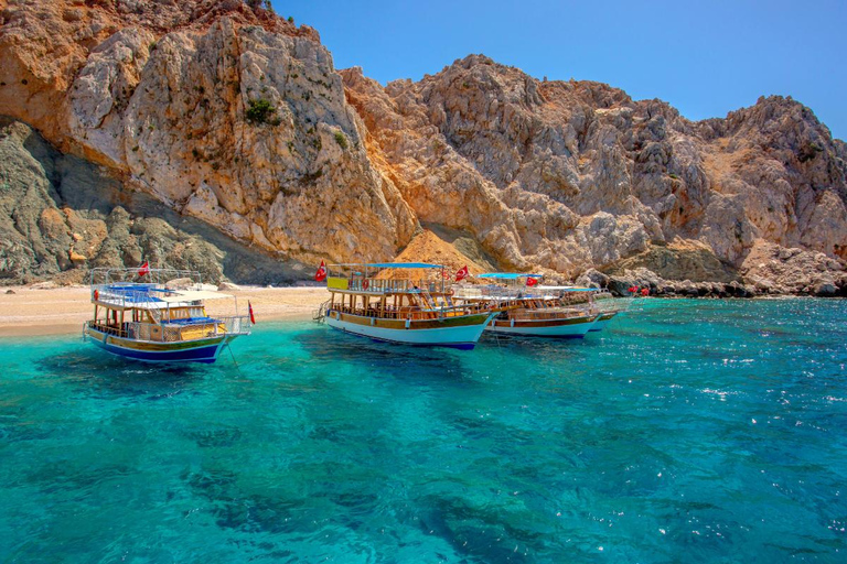 From Antalya or Side: Suluada Island Boat Trip with LunchTrip from Antalya Area