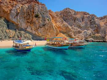 From Antalya or Side: Suluada Island Boat Trip with Lunch