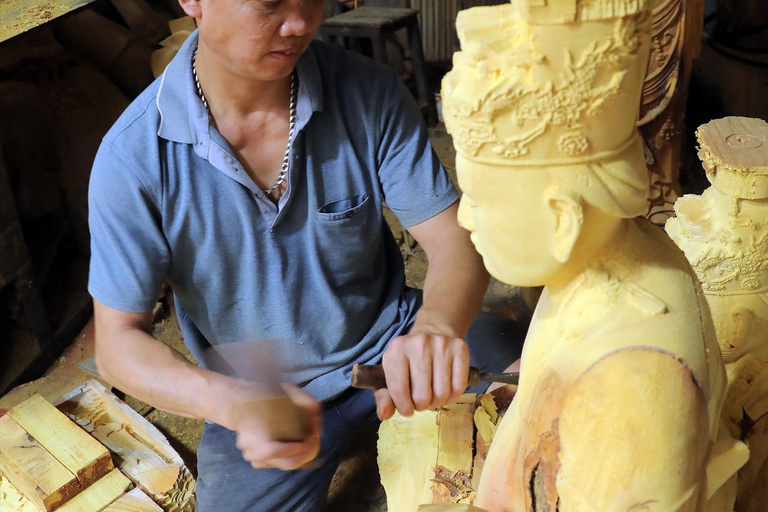 Hanoi: Duong Lam, Carpentry & Silk Village Or Incense & Hat Private: Incense Village & Hat Village & Silk Village